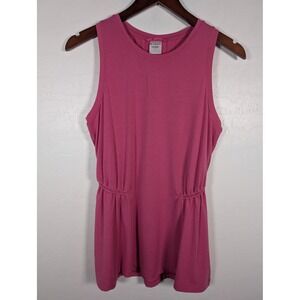 Athleta Tank Dress Womens Medium Sleeveless Cinched Waist Modal 533375-00 SP23